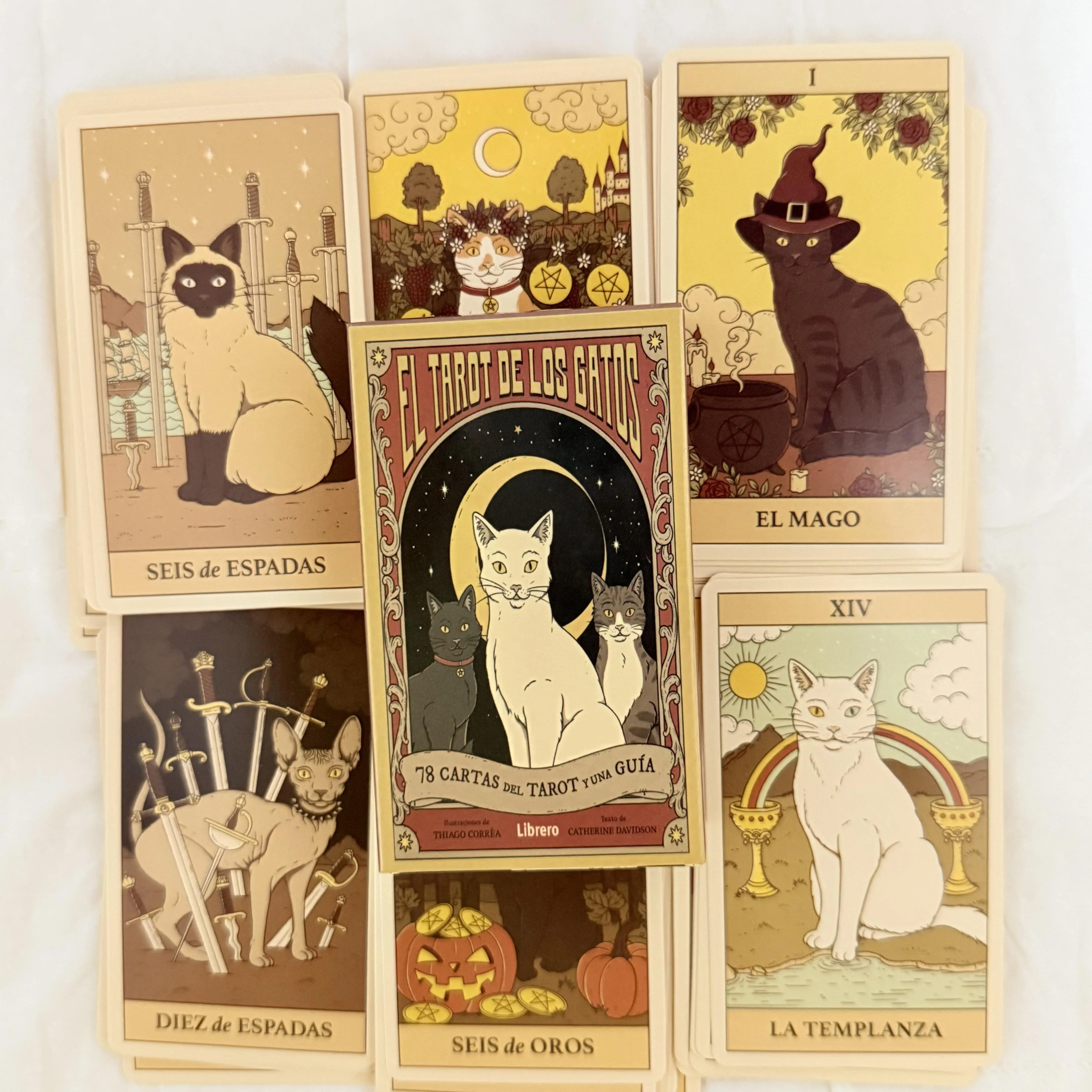 Карты el tarot de los gatos 78 cartas del tarot - Фотография_3