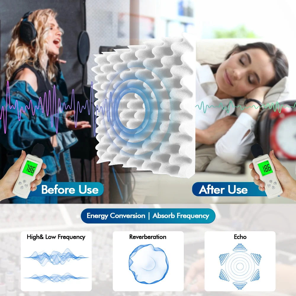 12 упаковок акустических пенопластовых - Фотография_2