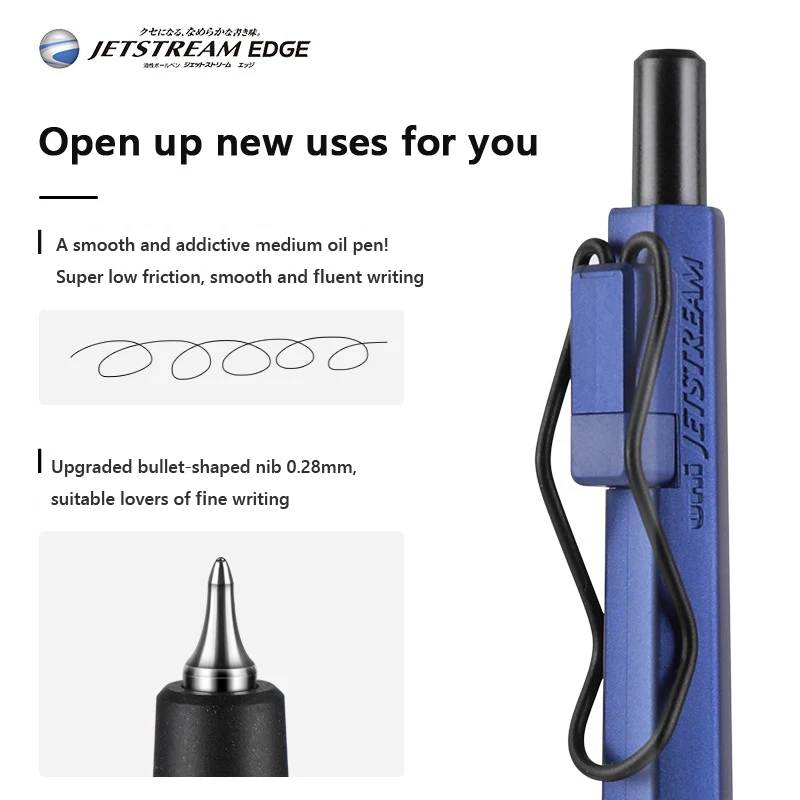 Японская ультратонкая шариковая ручка uni jetstream edge - Фотография_3