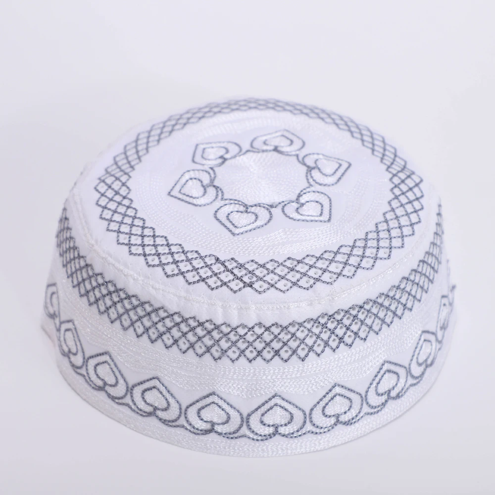 Деловые мужские классические исламские дышащие шапки yarmulke для мужчин - Фотография_5