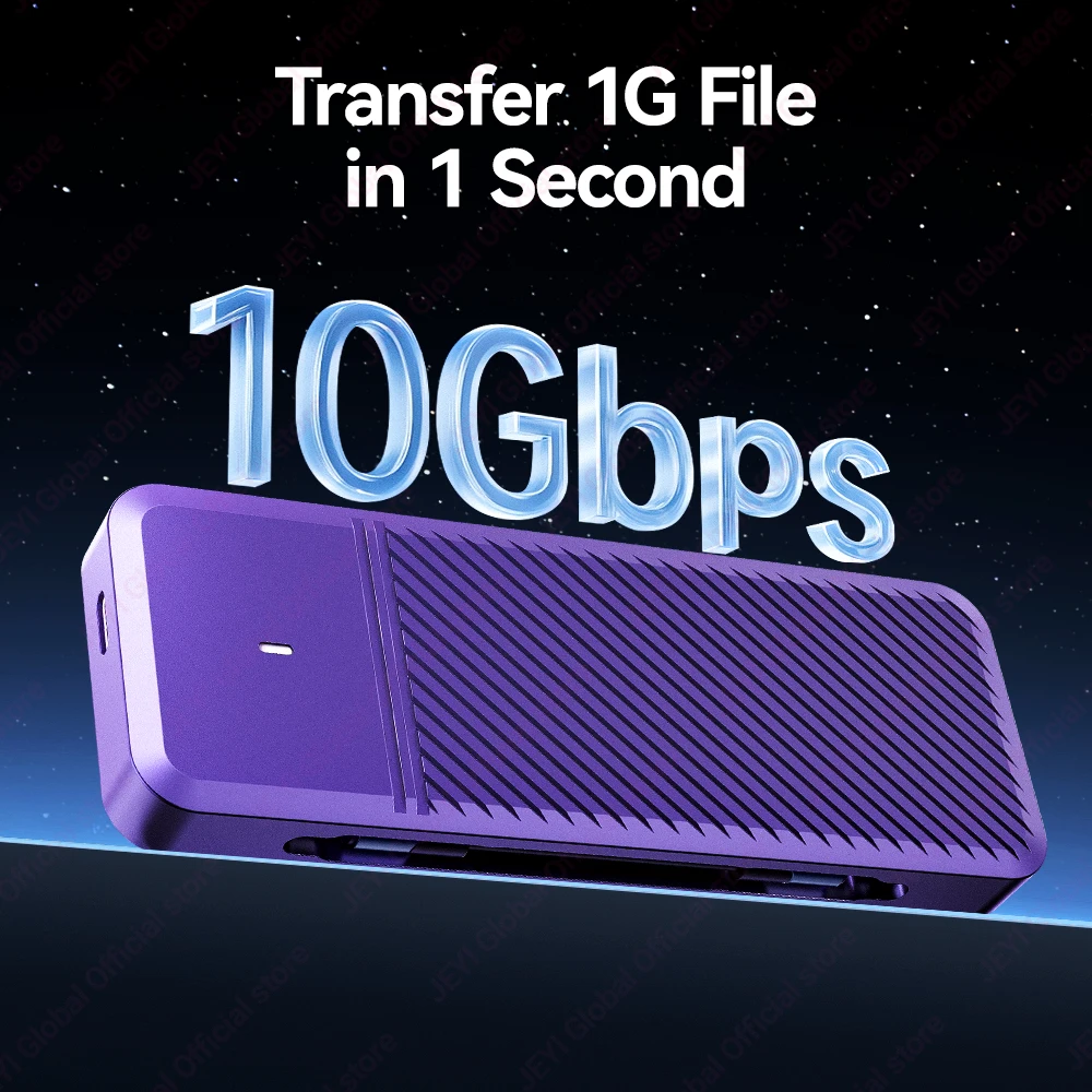 Корпус ssd jeyi 22110 m.2 nvme — usb 3.2 gen2 type-c 10 гбит/с - Фотография_2