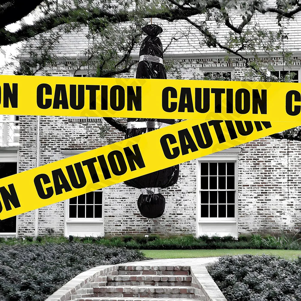 1 рулон, предупреждающая лента для хэллоуина - Фотография_2