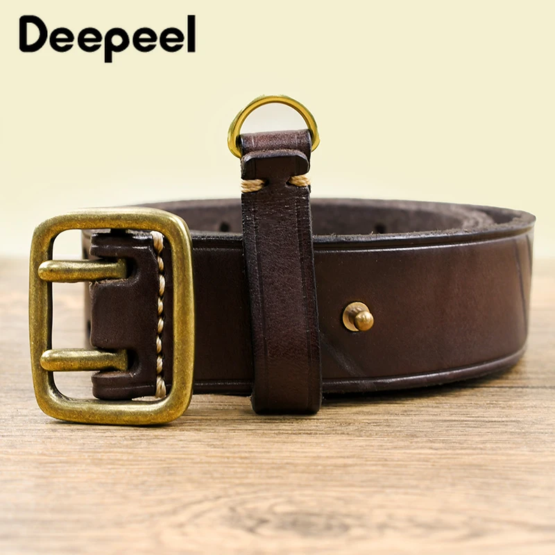 Deepeel mens belts genuine leather - Фотография_2
