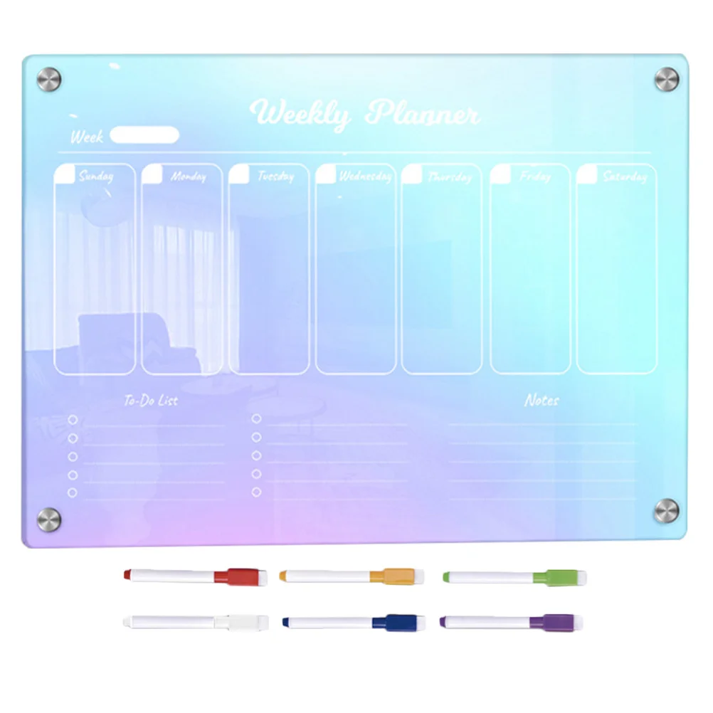 1 комплект, акриловая доска для сухого стирания для холодильника - Фотография_2