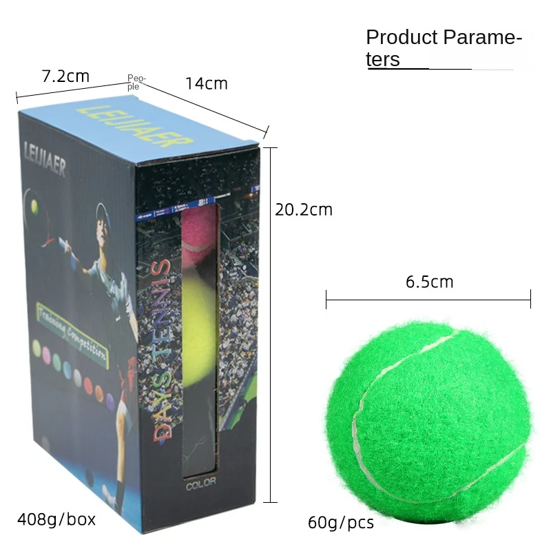 Цветная тренировочная игра по теннису в штучной упаковке - Фотография_3