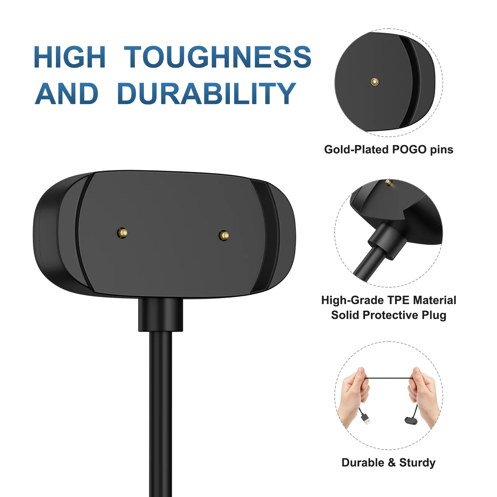 Usb-зарядное устройство для amazfit gtr 2/gtr 2e/pop pro/bip u pro - Фотография_2