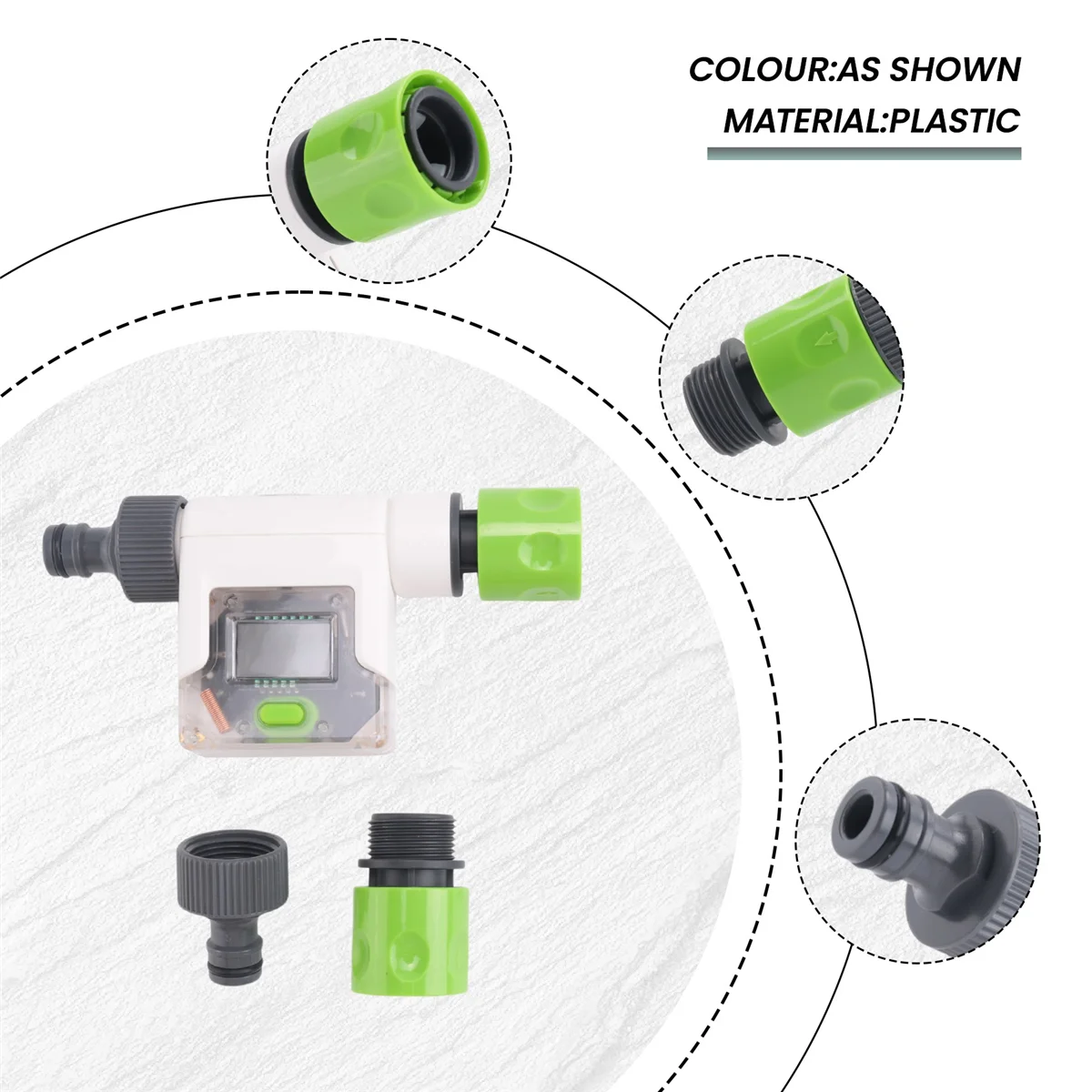 Wbelk wifi расходомер воды для садового шланга - Фотография_3