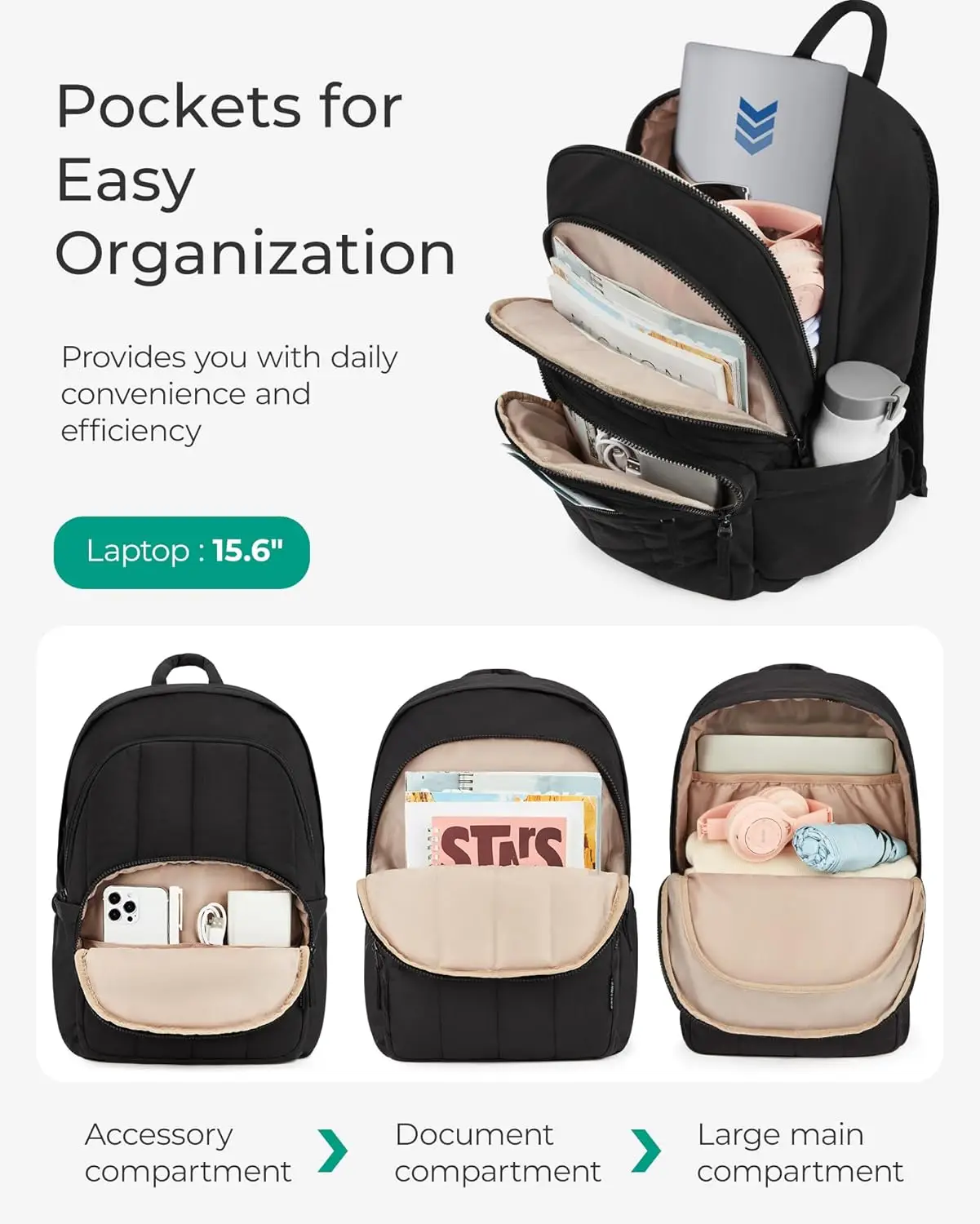 Bagsmat женский рюкзак маленький дорожный рюкзак для ноутбука для женщин - Фотография_3