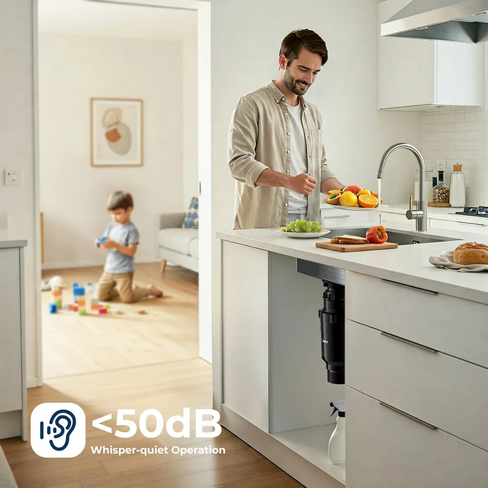 Измельчитель пищевых отходов со звуковым снижением - Фотография_5