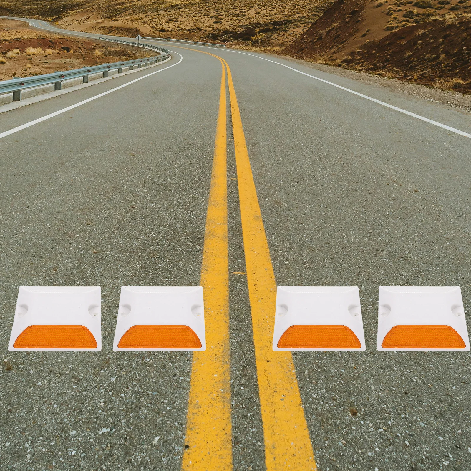 Светоотражающие дорожные шпильки