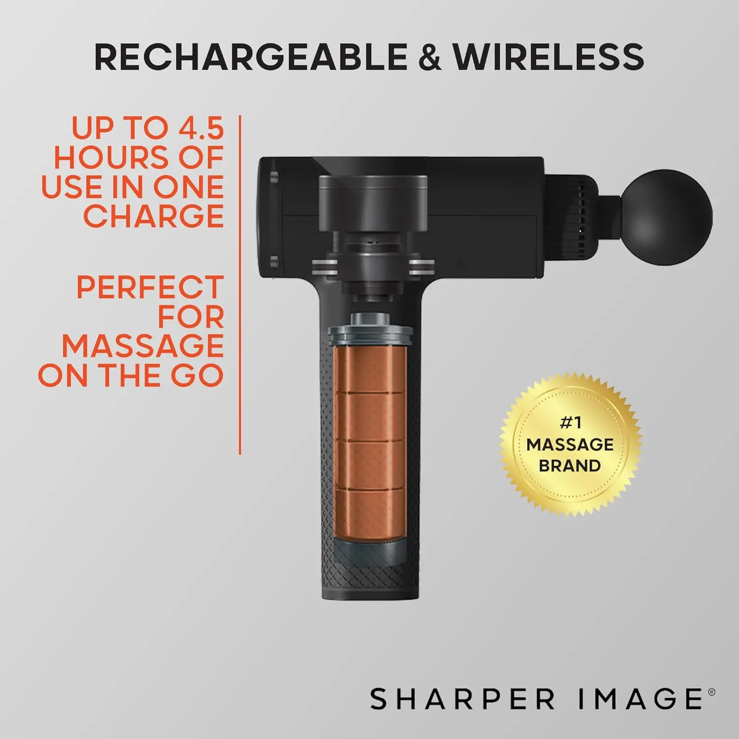 Массажный пистолет sharper image - Фотография_6
