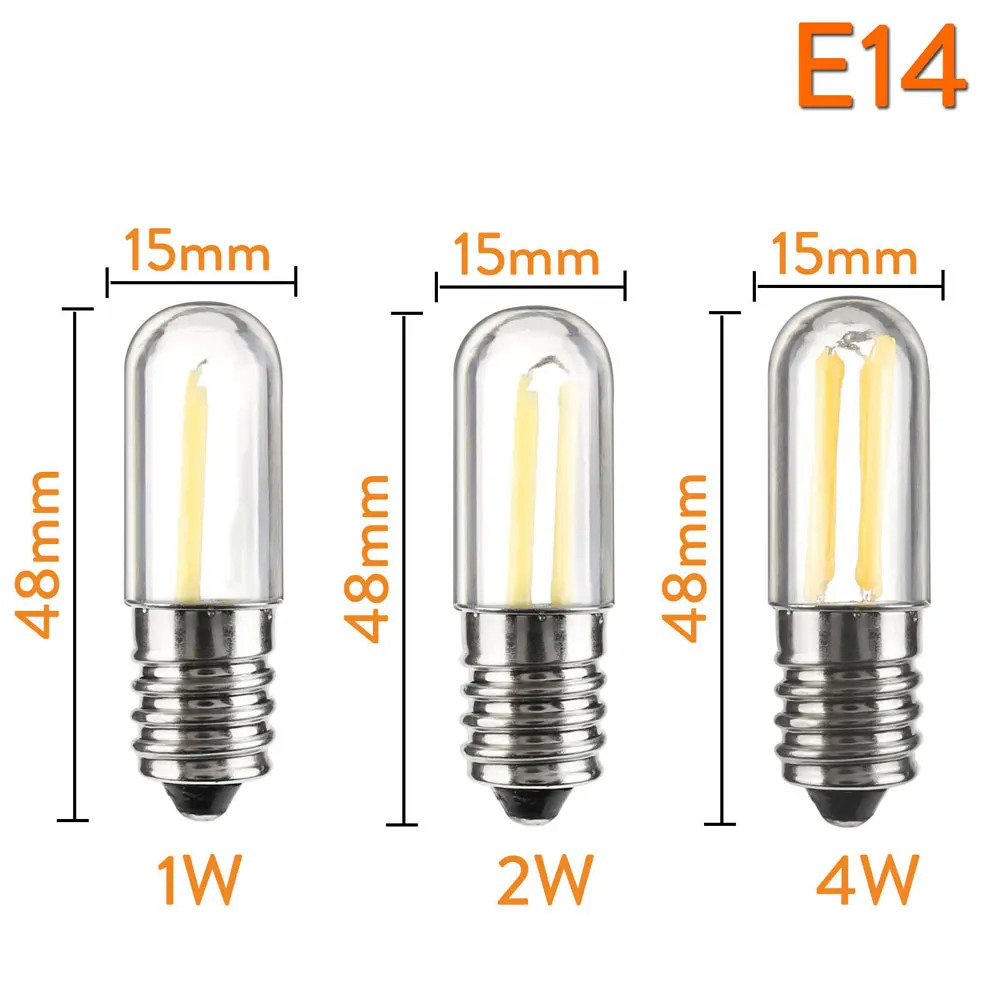 Лампочка 2w 4w 110v 130v 220v e14 - Фотография_2