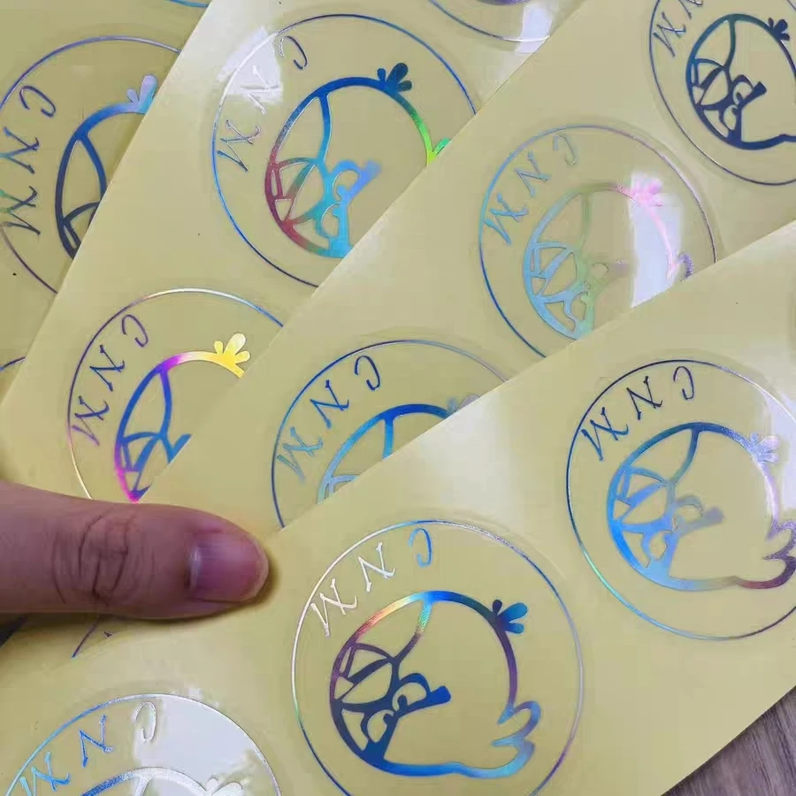 Индивидуальные прозрачные и розовые наклейки из фольги - Фотография_4