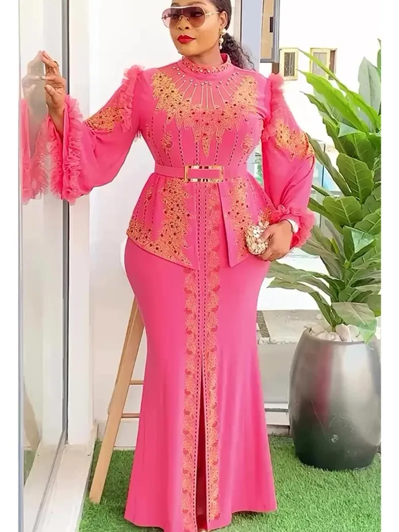 Африканские вечерние платья больших размеров для женщин - Фотография_4