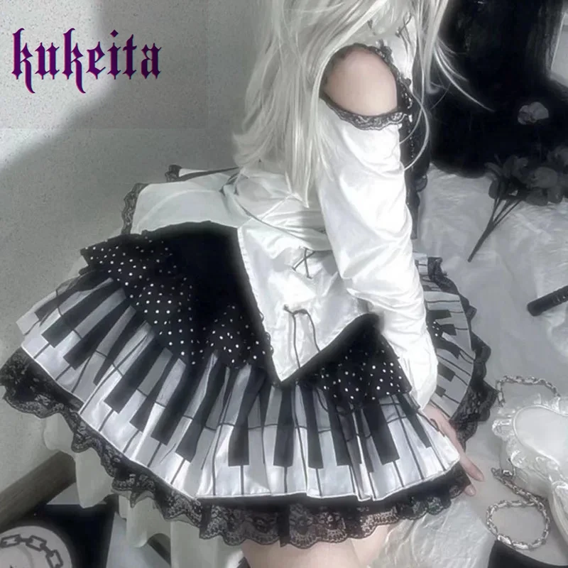 Kukeita harajuku y2k punk piano - Фотография_4