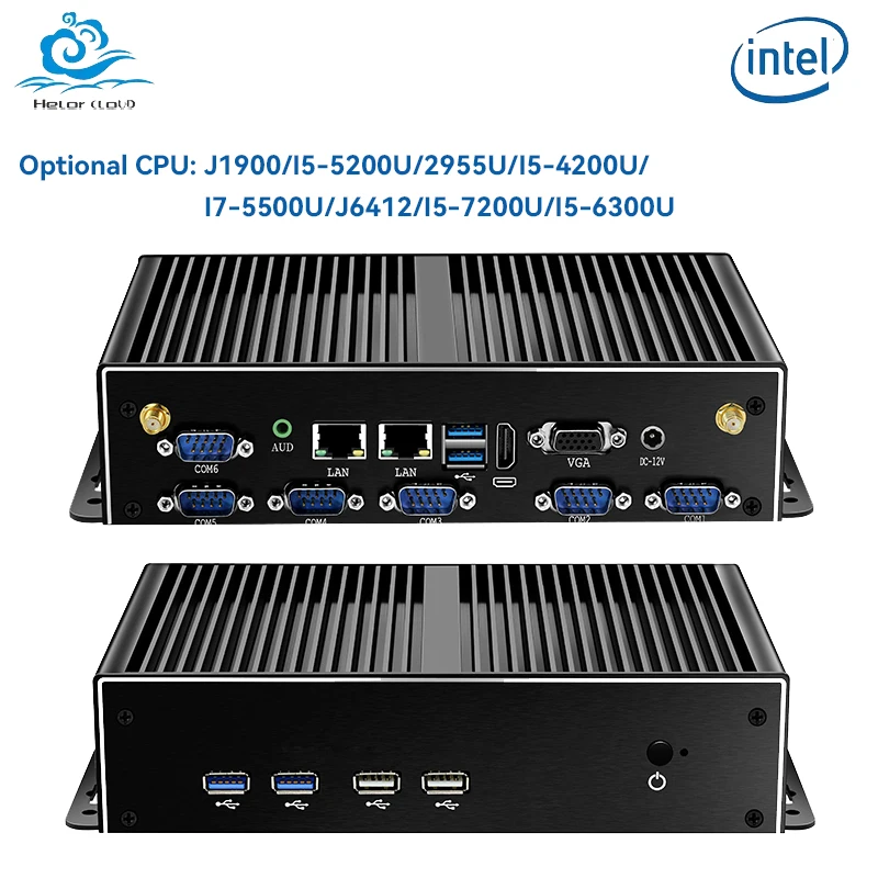 Промышленный мини-пк helorpc 2lan6com