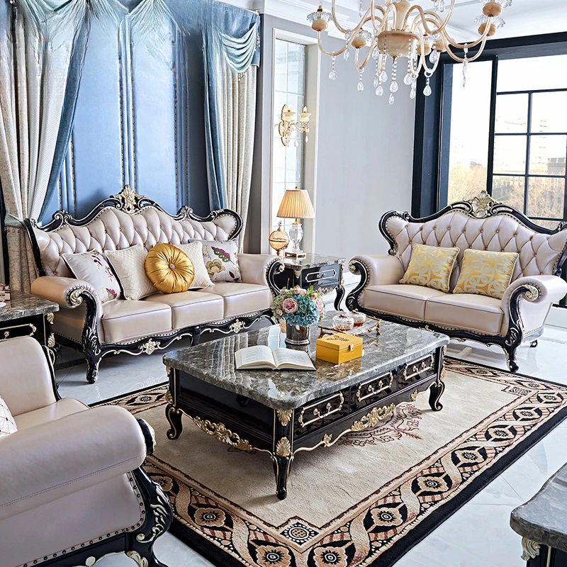 Скандинавские европейские диваны для гостиной - Фотография_2