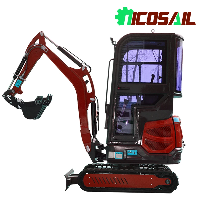Гидравлический гусеничный мини-экскаватор с аксессуарами
