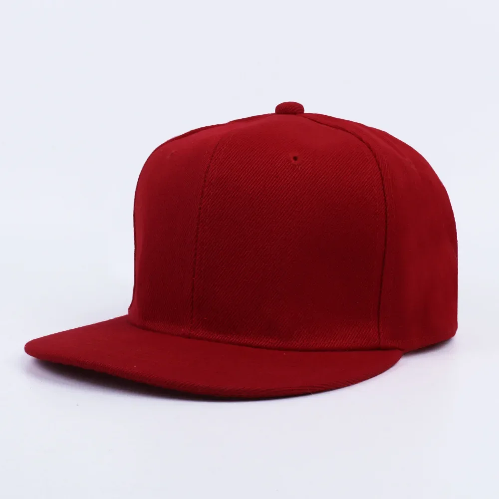 Кепка унисекс, акриловая однотонная шляпа snapback - Фотография_5