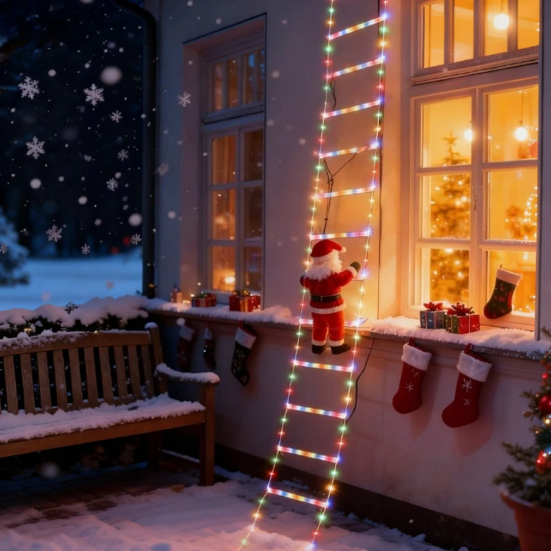 3 м санта-клаус восхождения лестницы - Фотография_2