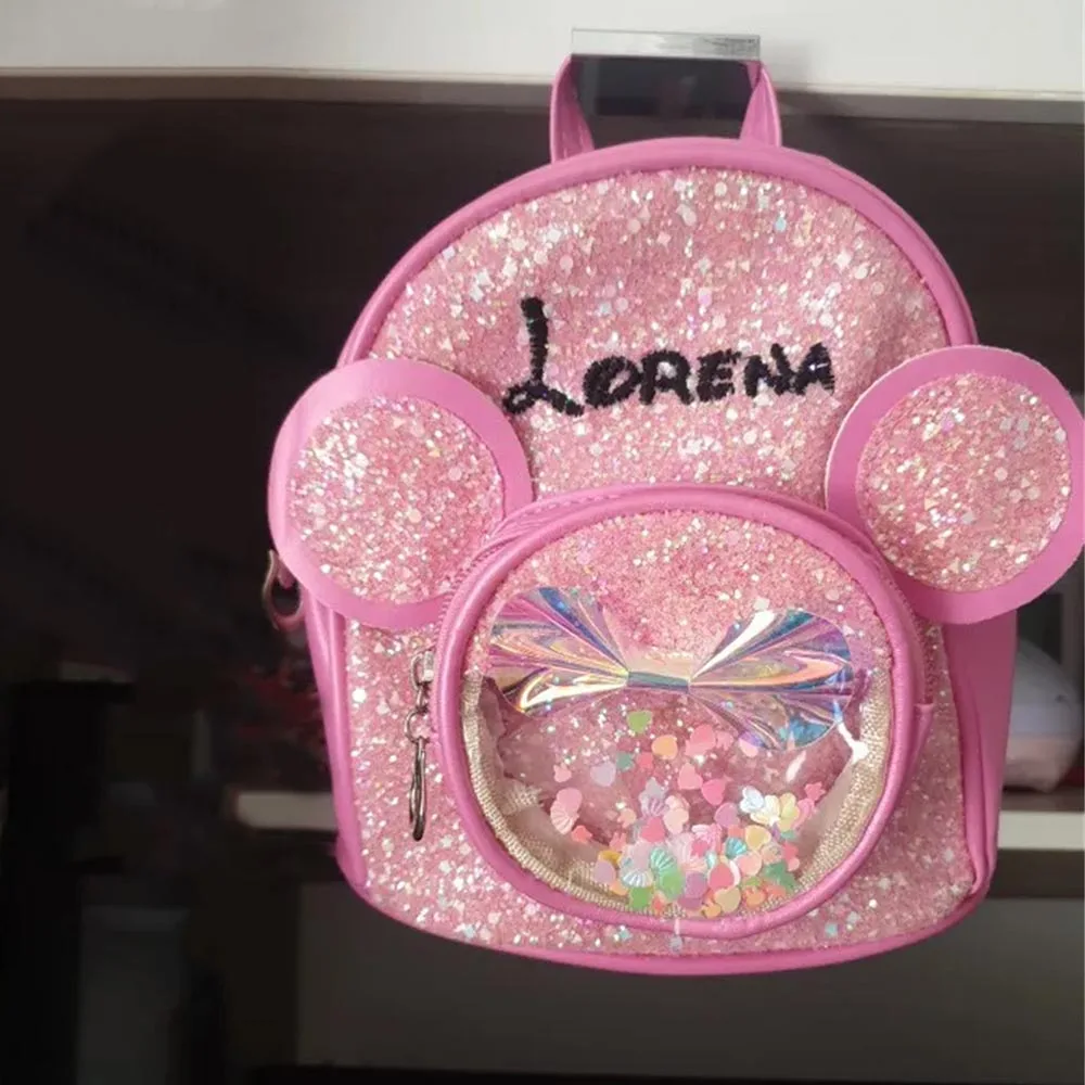 Детская сумка с пайетками и персонализированным именем - Фотография_2