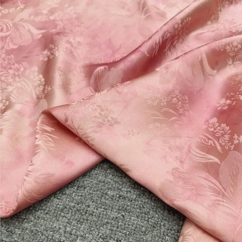 Новая жаккардовая шелковая ткань с двойной росписью - Фотография_4