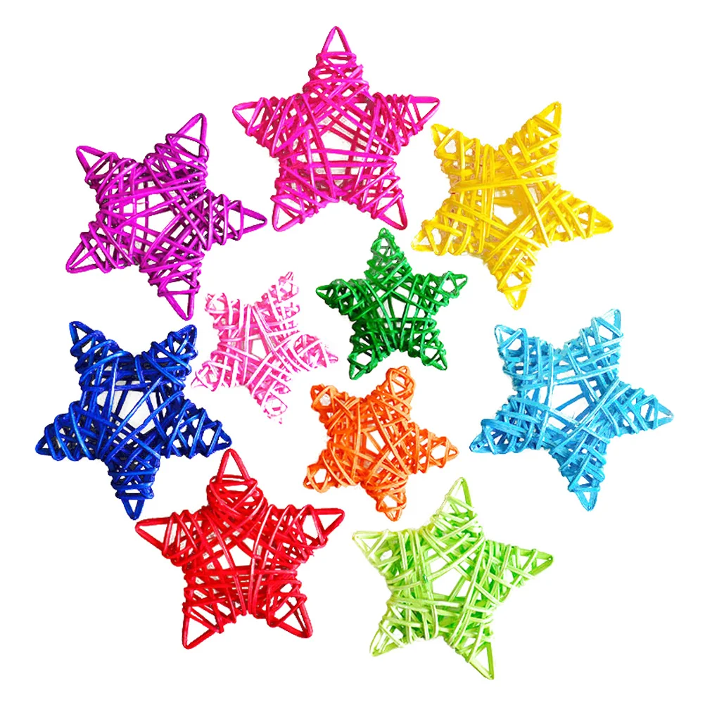 Плетеная звезда, подвесной декор, - Фотография_3