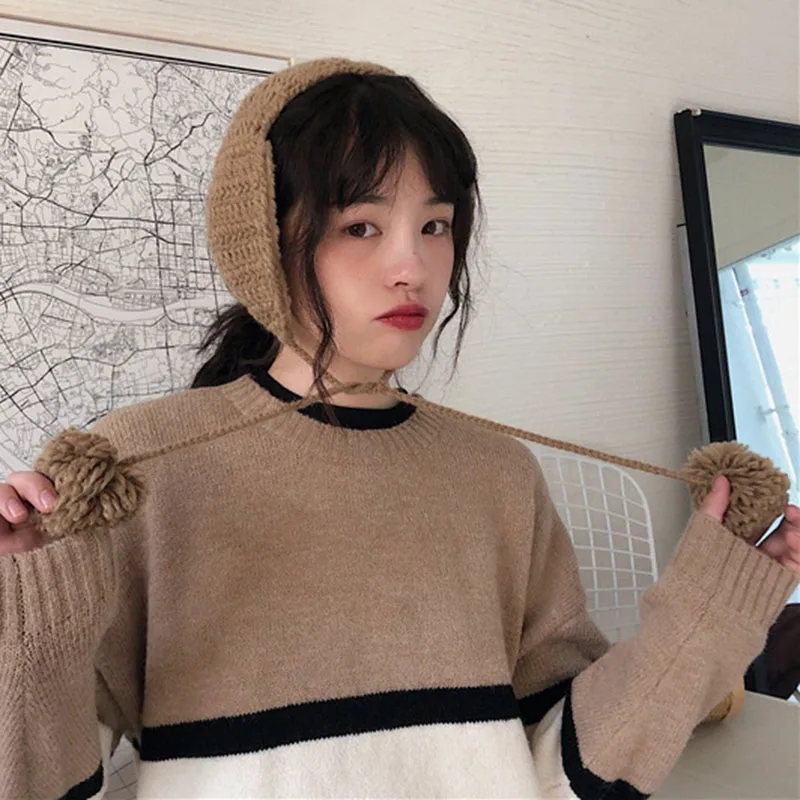 Новые плюшевые наушники ручной работы в корейском стиле y2k - Фотография_4