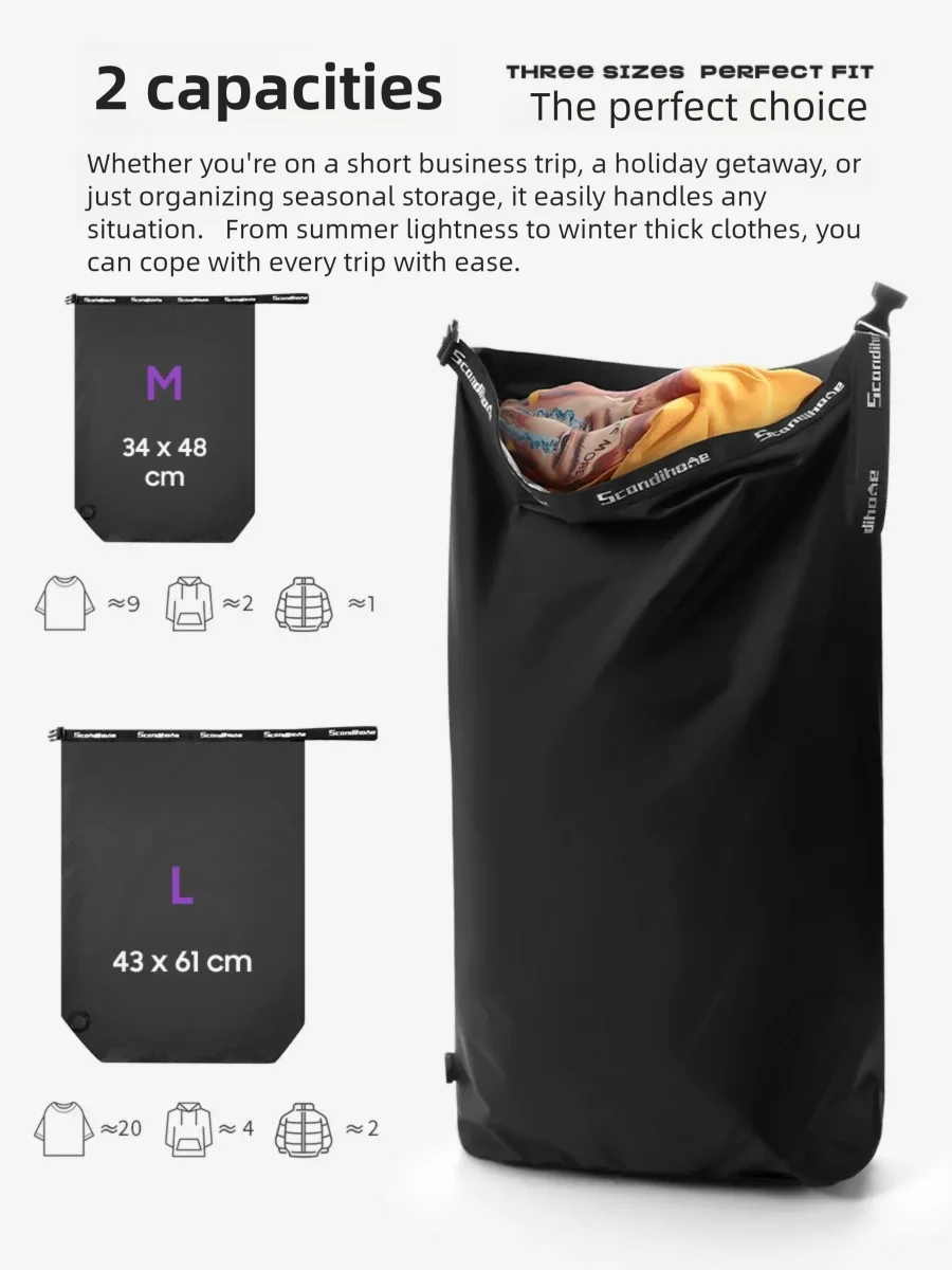 Вакуумный компрессионный мешок для багажа - Фотография_4