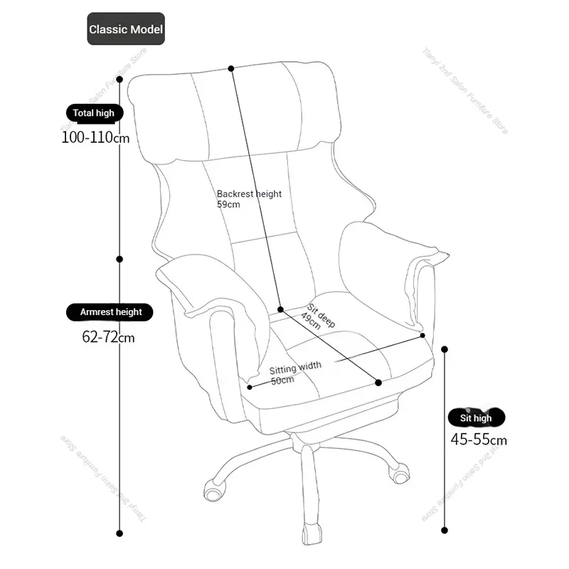 Современные расслабляющие офисные стулья - Фотография_6