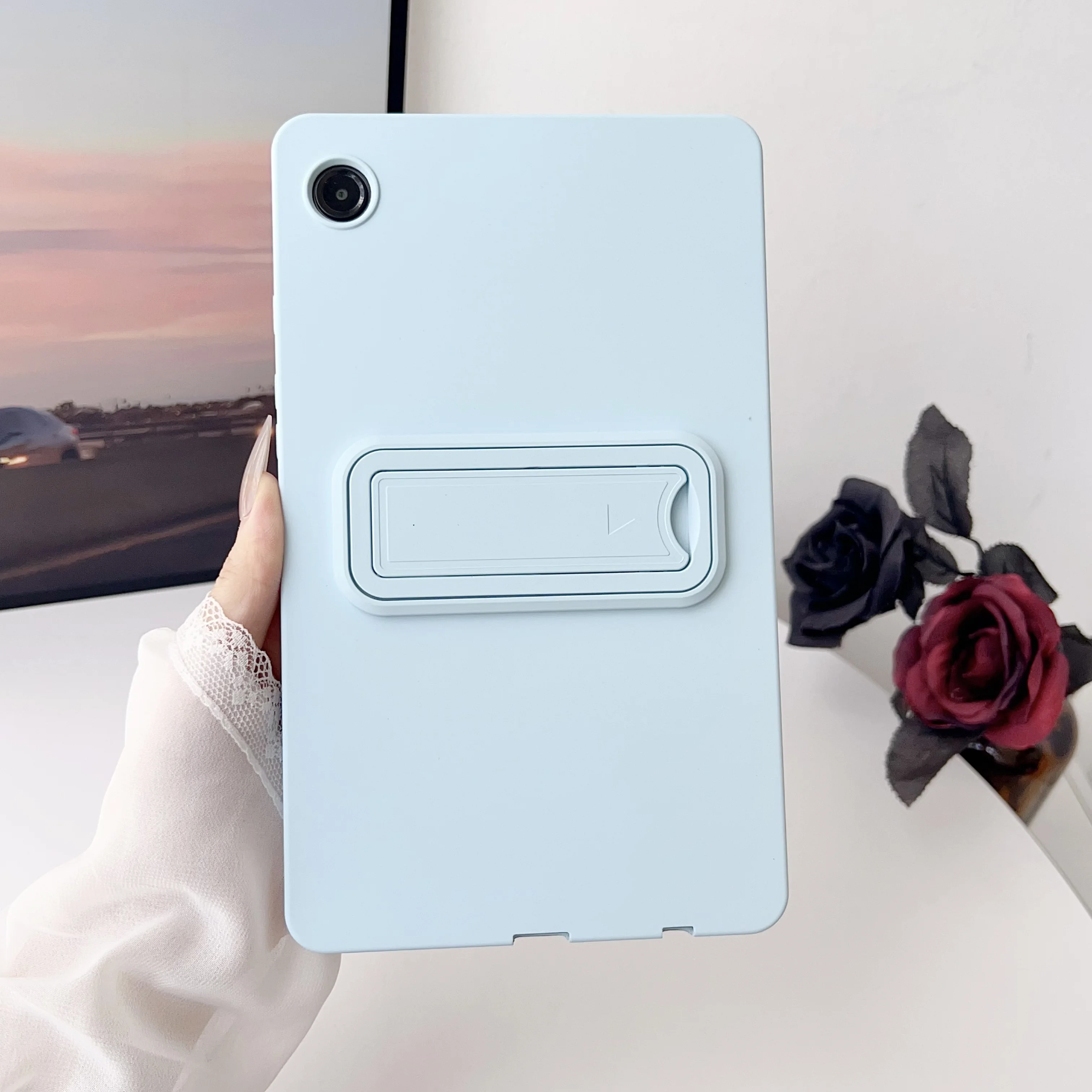 Жесткий держатель для планшета с подставкой для samsung galaxy tab a9 2023 - Фотография_6