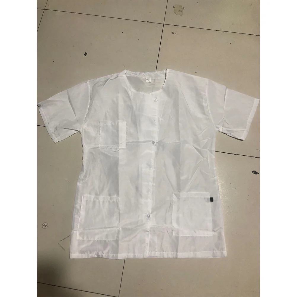 Белая одежда доктора с короткими рукавами - Фотография_2