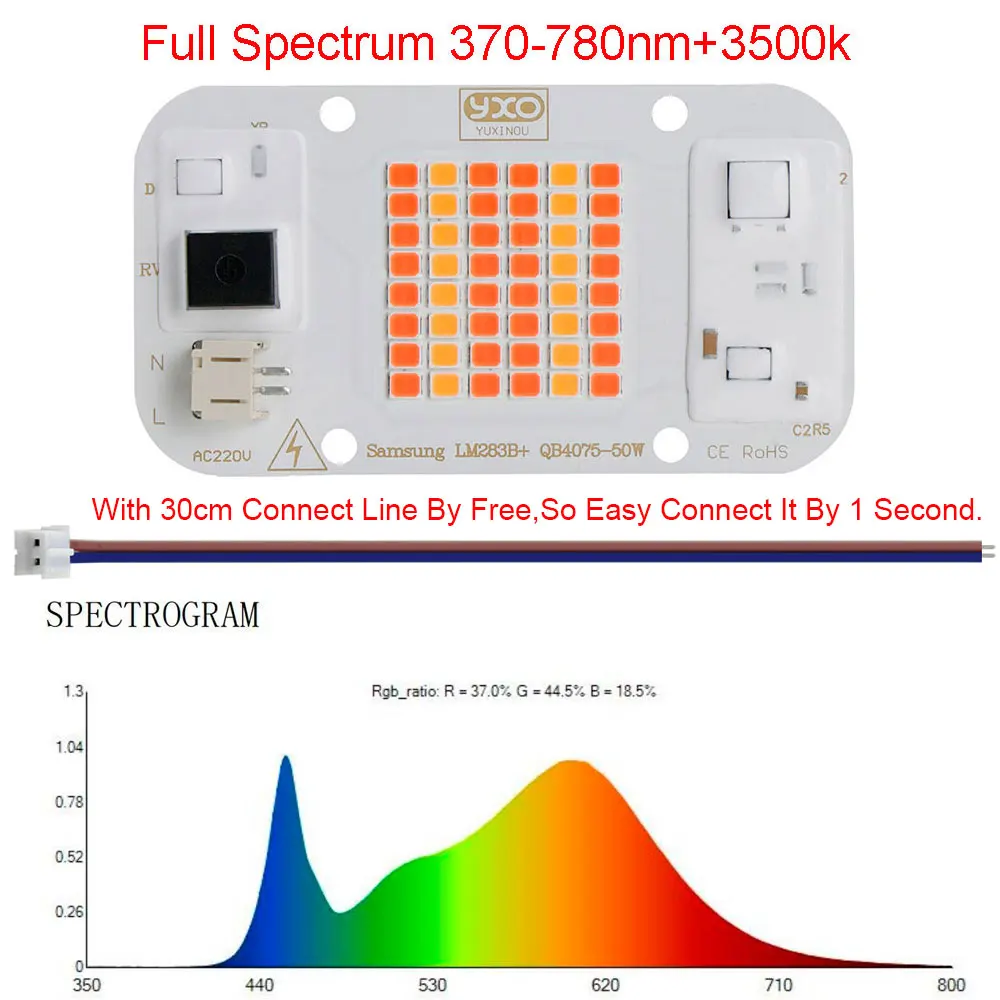 Yxo hydroponice ac 220v 20w 30w - Фотография_5