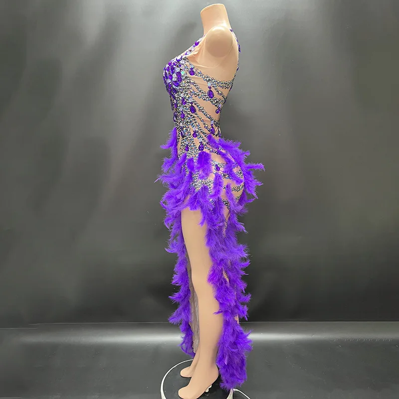 Фиолетовое платье aura ball - Фотография_2