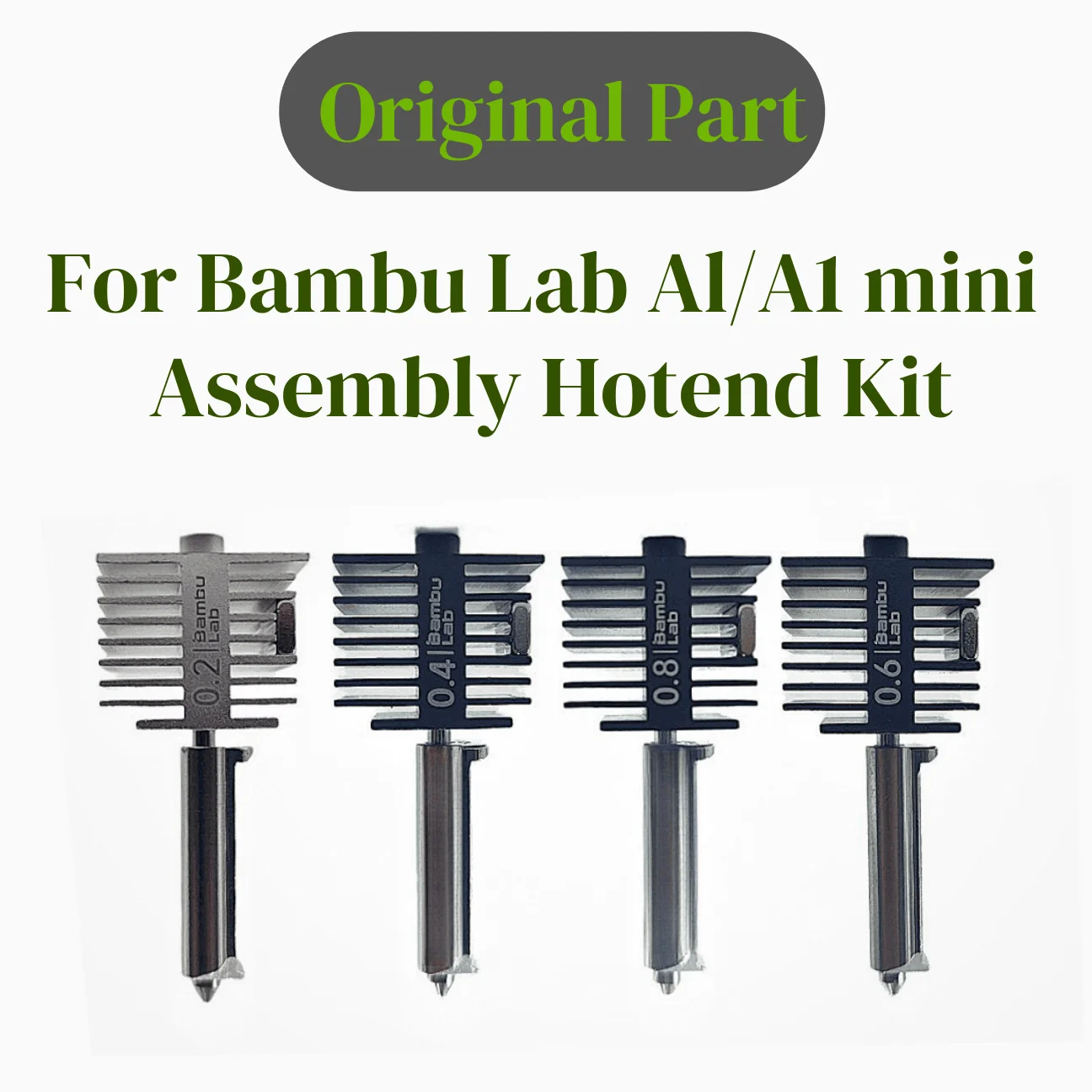 Для bambu lab a1 mini hotend kit сопло из закаленной стали 0