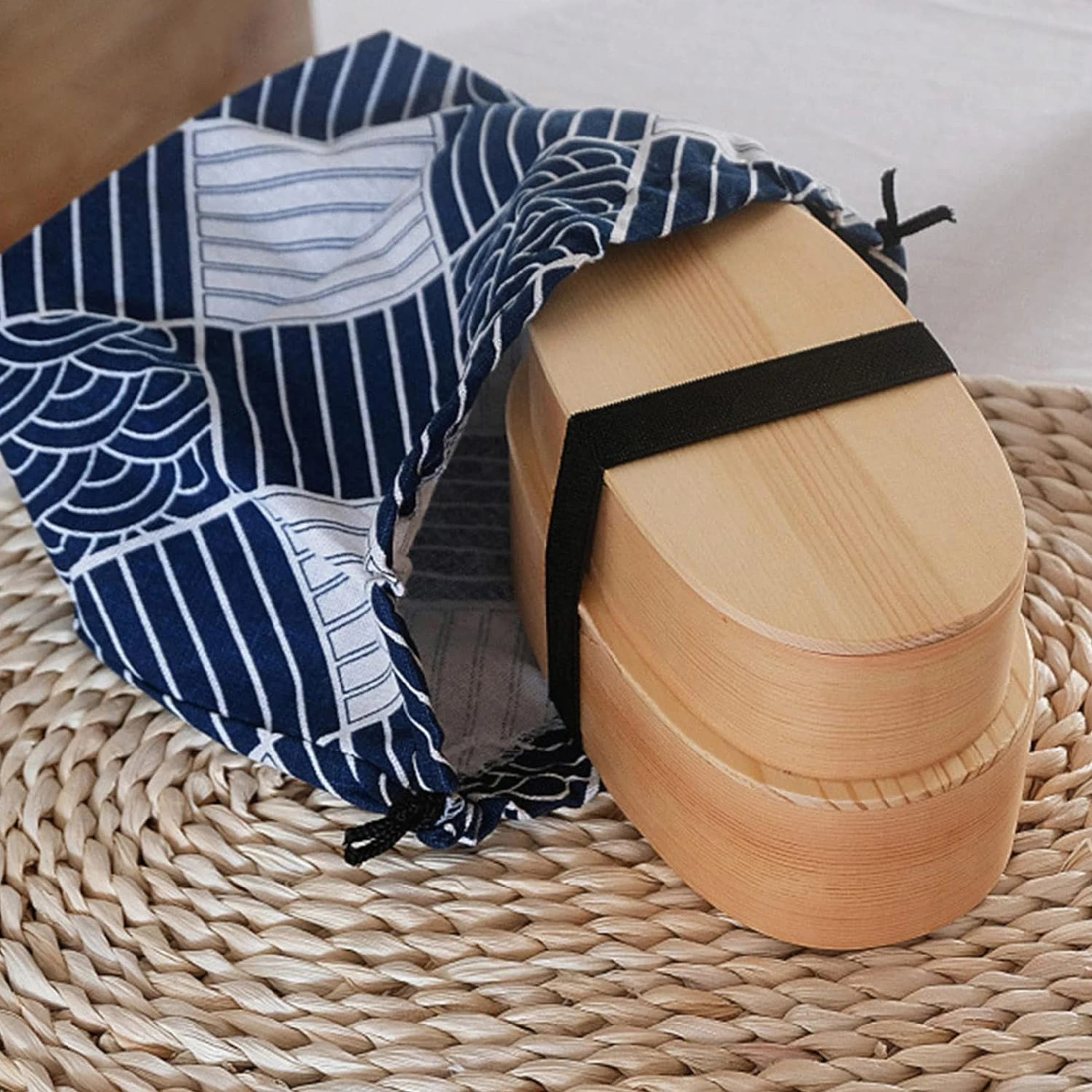 Двойной деревянный ланчбокс - Фотография_3