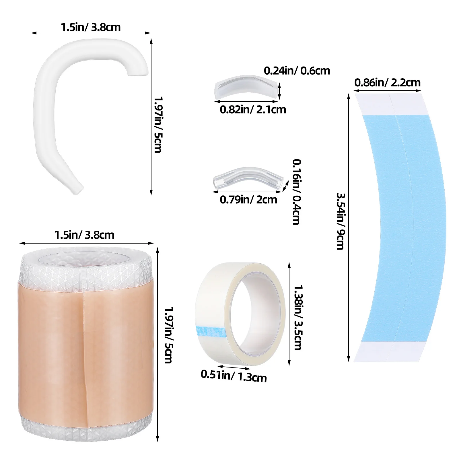 1 комплект, силиконовые детские корректирующие пластыри для новорожденных - Фотография_5