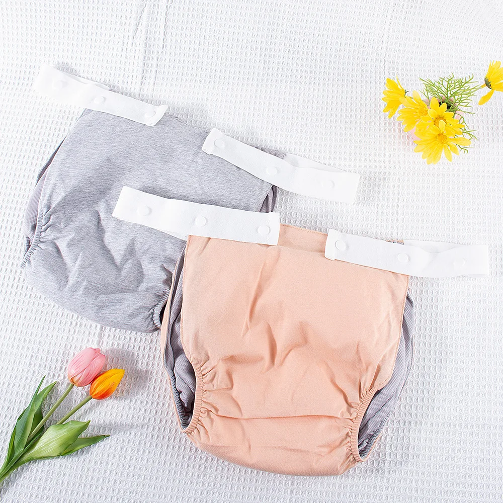 Моющиеся многоразовые тканевые подгузники для взрослых с вырезами - Фотография_4