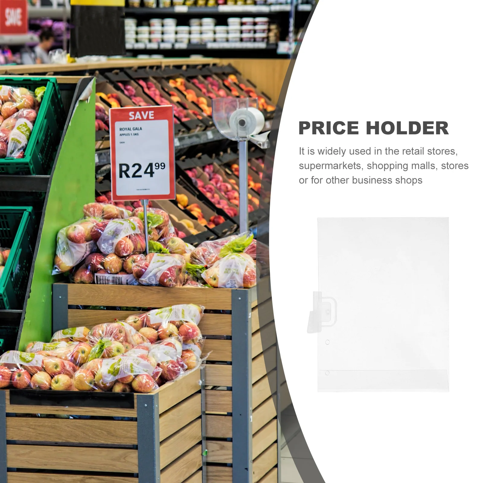 Держатели ценников из пвх