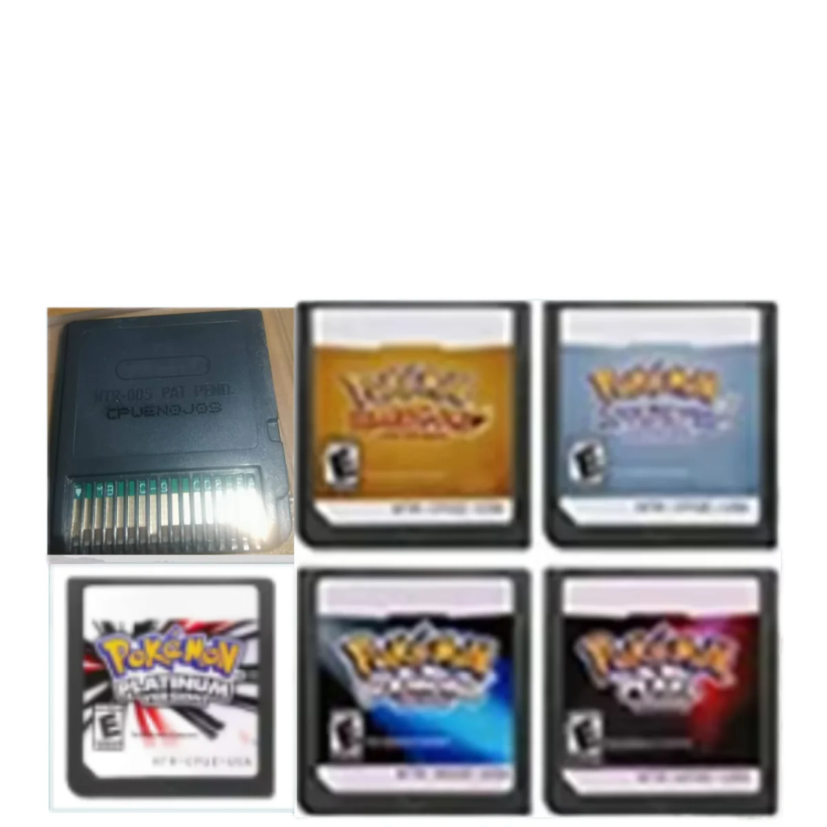Французский игровой картридж для консоли pokemon - Фотография_3