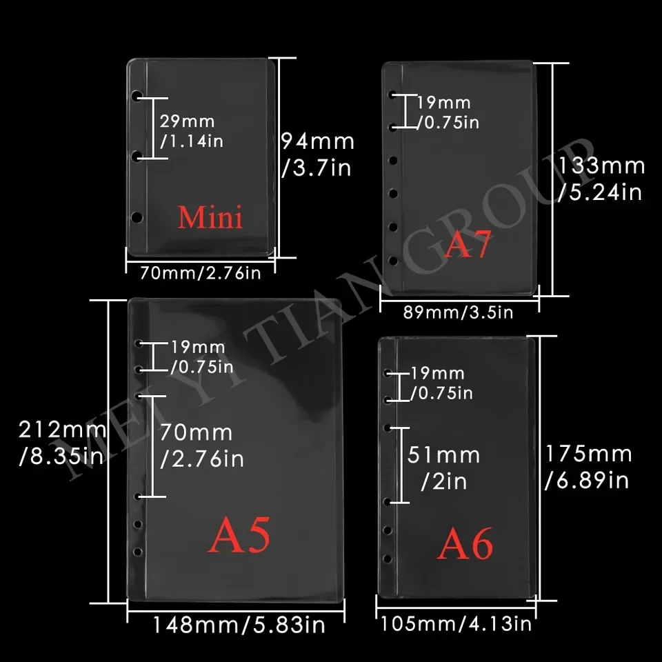 Мини a7 a6 a5 карманы для папок - Фотография_6