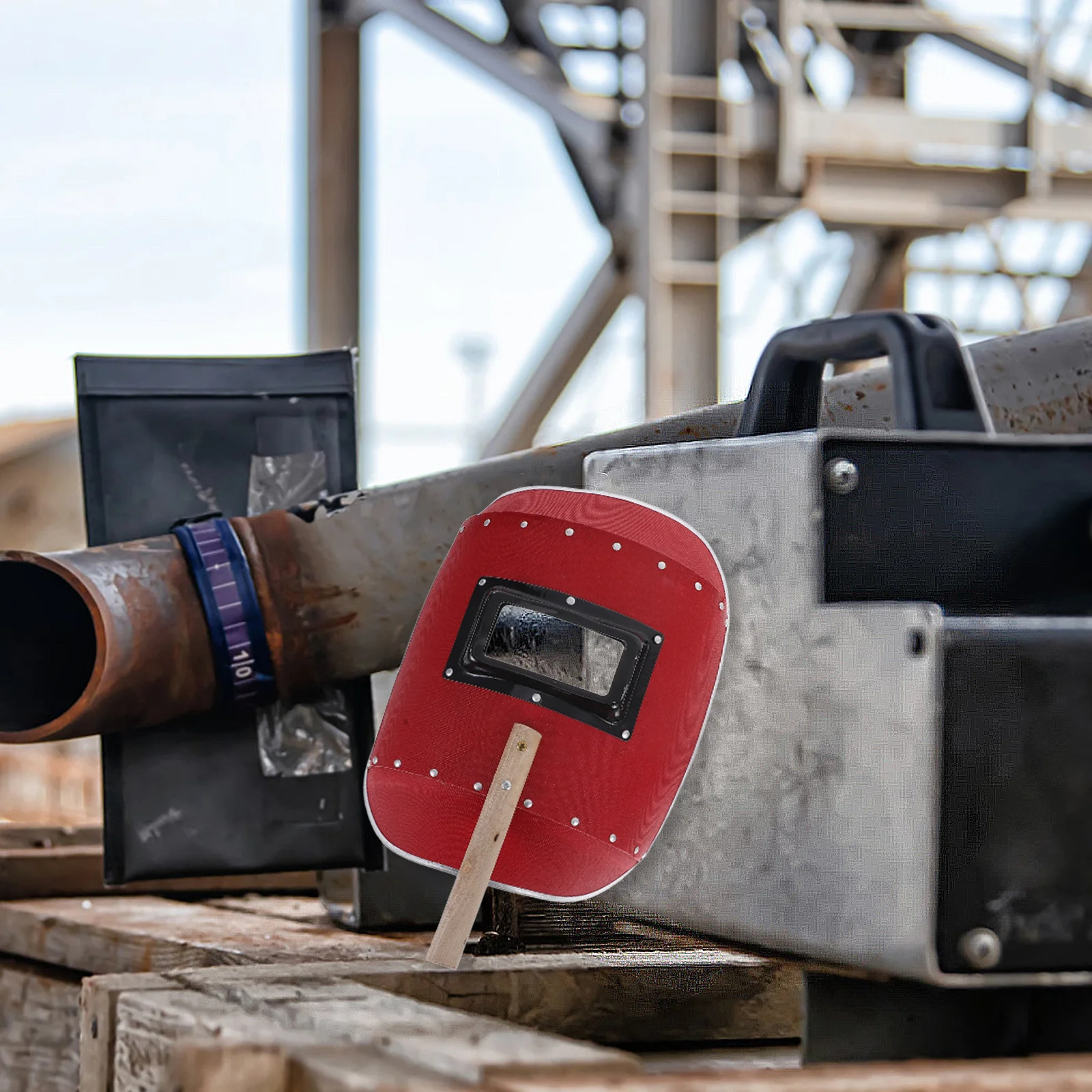 Ручная сварочная маска для сварщиков - Фотография_4