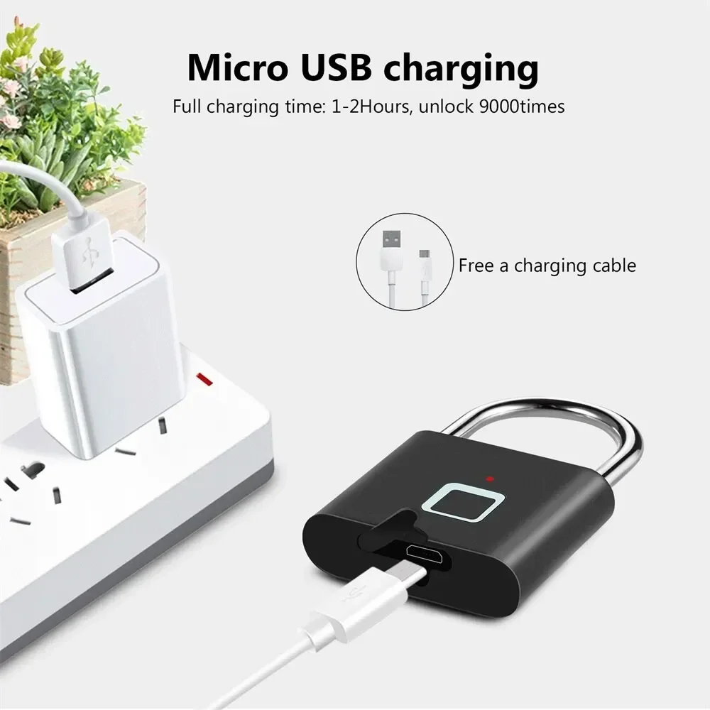 Умный замок с зарядкой через usb без ключа на открытом воздухе - Фотография_5