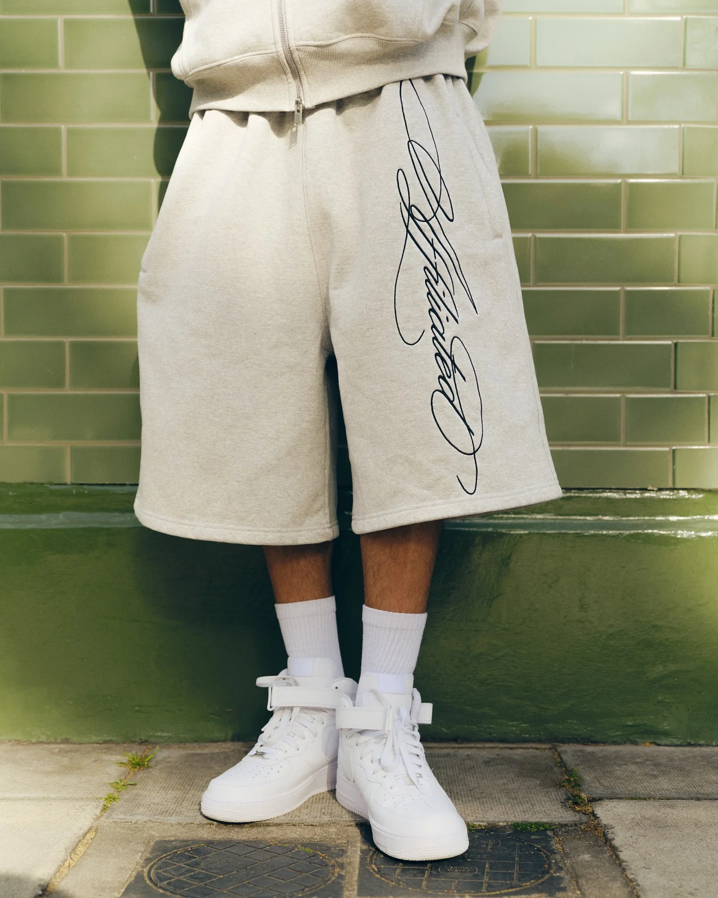 Мужские шорты с вышивкой в американском стиле y2k