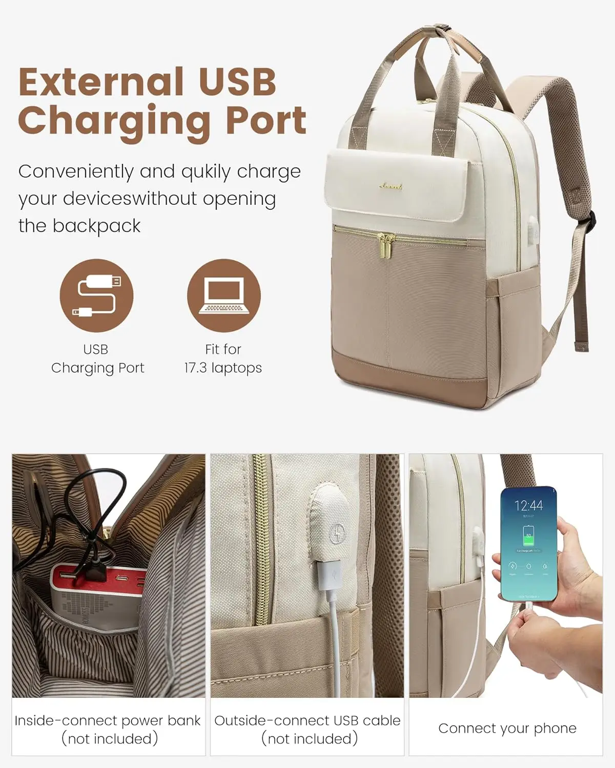 Женский рюкзак для ноутбука lovevook - Фотография_5