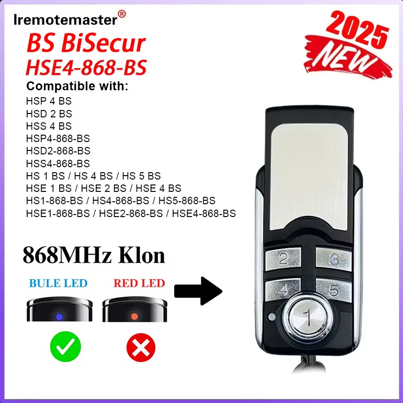 868 мгц для bs bisecur