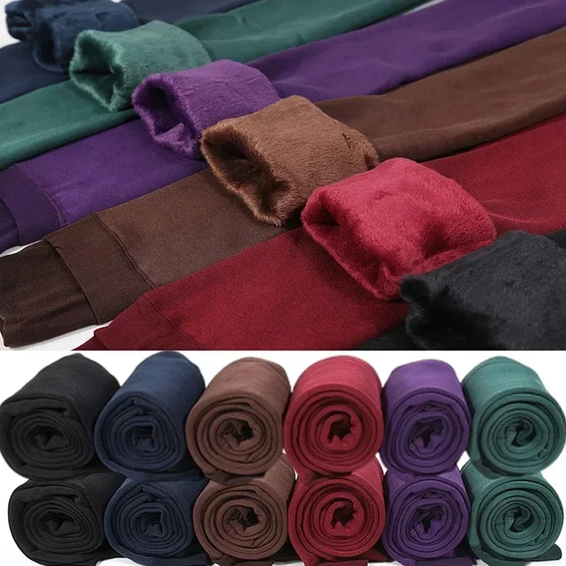 Красочные колготки на флисовой подкладке - Фотография_4