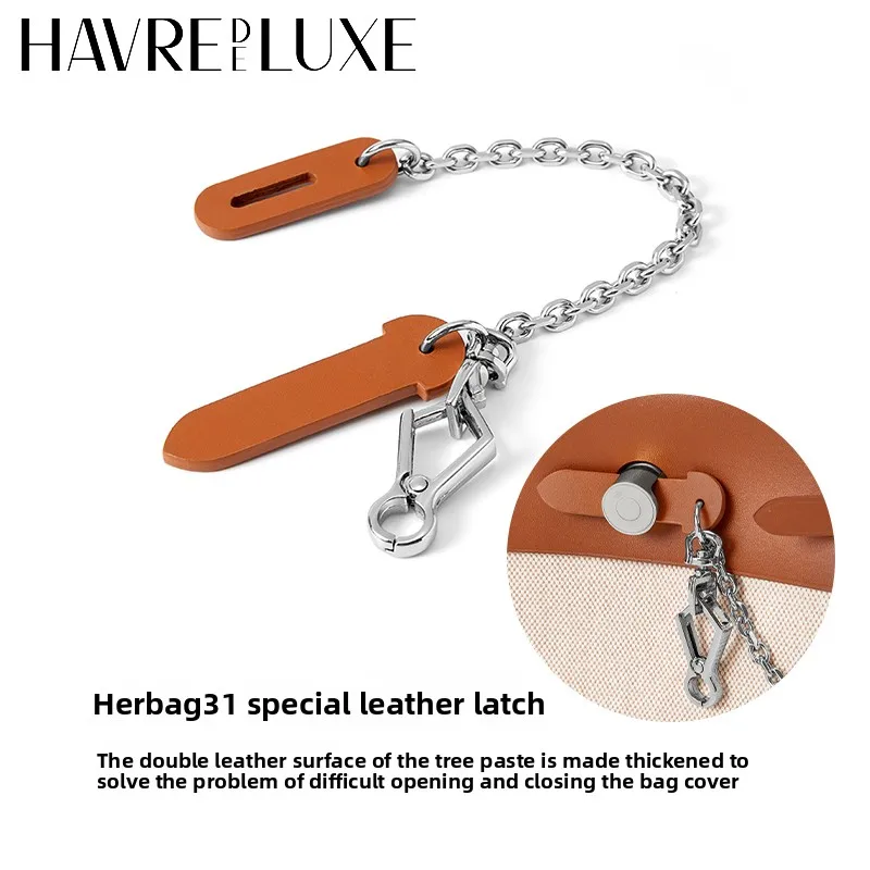 Кожаная булавка для женской сумки herbag 31