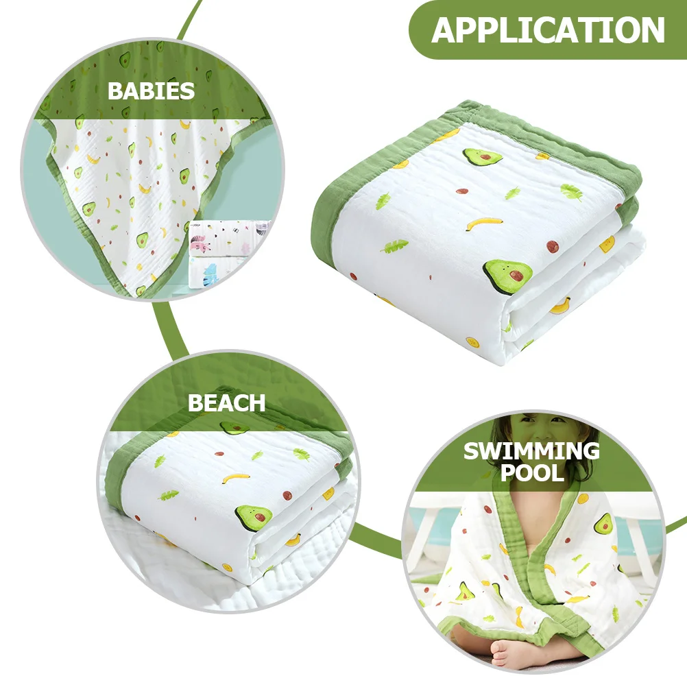 Детское банное полотенце с авокадо - Фотография_6