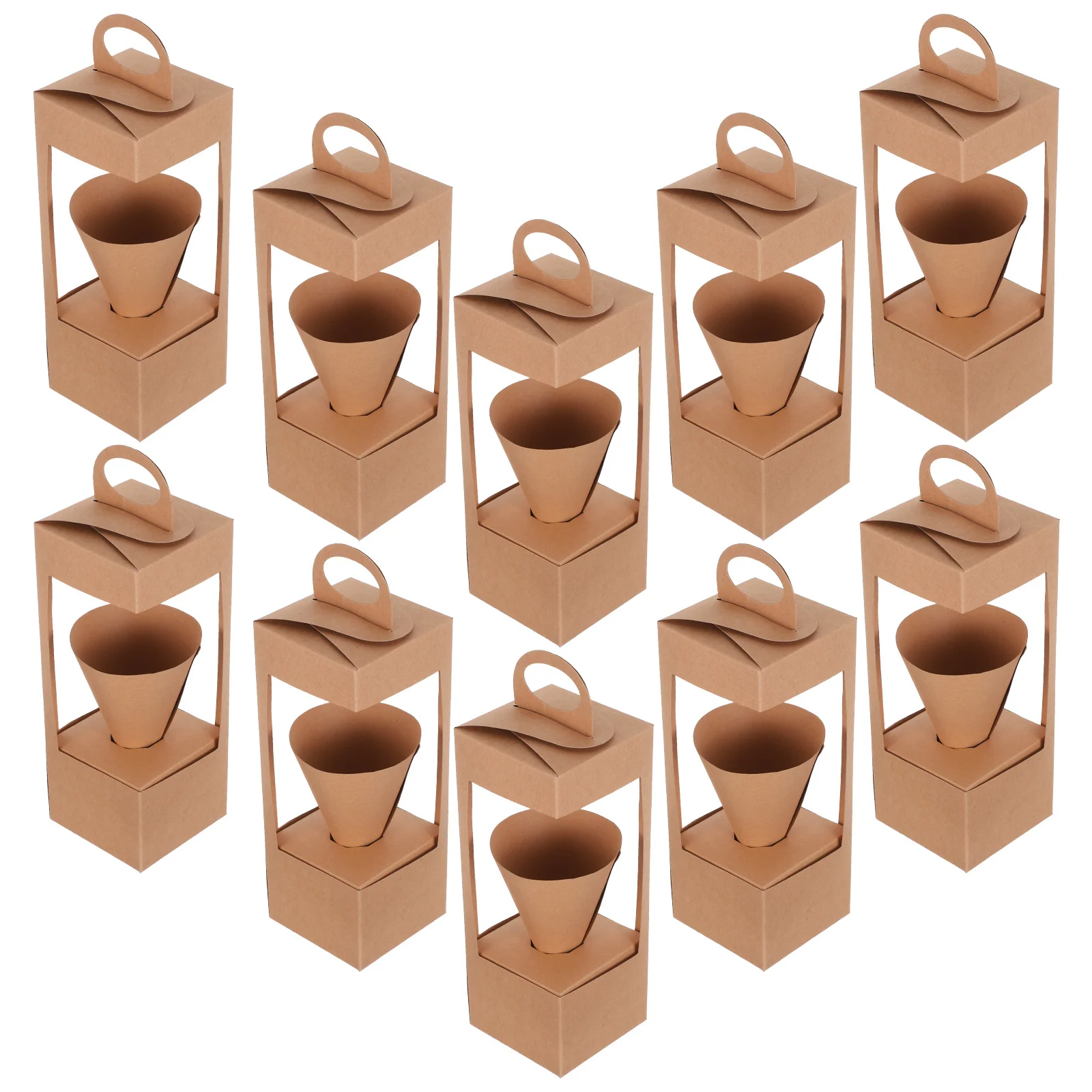 Бумажная цветочная корзина с ручками - Фотография_6